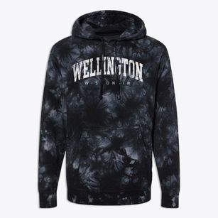 Wellington Wisconsin Urban Vibe Premium Tie-Dye Hoodie
