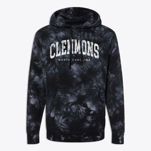 Clemmons North Carolina Urban Vibe Premium Tie-Dye Hoodie