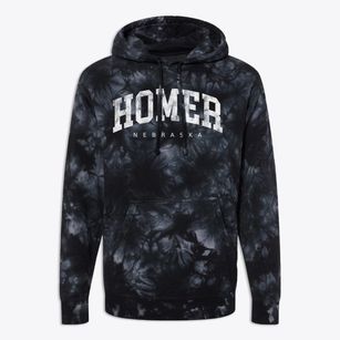 Homer Nebraska Urban Vibe Premium Tie-Dye Hoodie