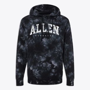 Allen Nebraska Urban Vibe Premium Tie-Dye Hoodie