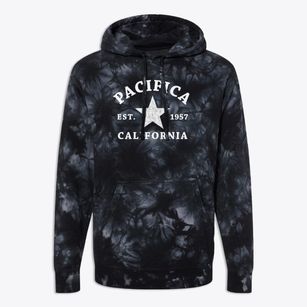 Pacifica California Star Premium Tie-Dye Hoodie