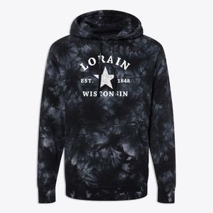 Lorain Wisconsin Star Premium Tie-Dye Hoodie