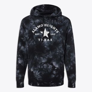 Alamo Heights Texas Star Premium Tie-Dye Hoodie