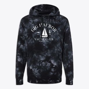 Gig Harbor Washington Yacht Club Premium Tie-Dye Hoodie