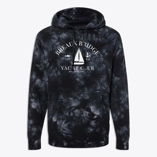 Breaux Bridge Louisiana Yacht Club Premium Tie-Dye Hoodie