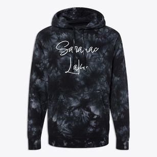 Saranac Lake New York Freestyle Premium Tie-Dye Hoodie
