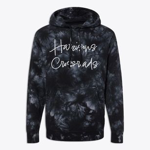Harrisons Crossroads North Carolina Freestyle Premium Tie-Dye Hoodie