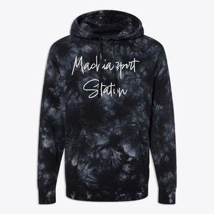 Machiasport Station Maine Freestyle Premium Tie-Dye Hoodie