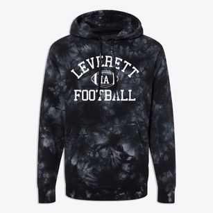 Leverett Iowa Football Premium Tie-Dye Hoodie