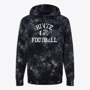 Hintz Wisconsin Football Premium Tie-Dye Hoodie