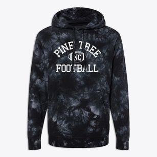 Pine Tree North Carolina Football Premium Tie-Dye Hoodie