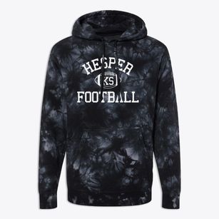 Hesper Kansas Football Premium Tie-Dye Hoodie