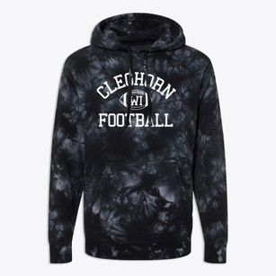 Cleghorn Wisconsin Football Premium Tie-Dye Hoodie