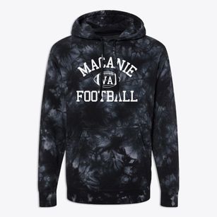 Macanie Virginia Football Premium Tie-Dye Hoodie