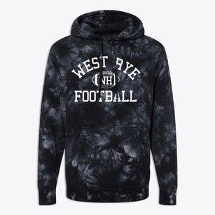 West Rye New Hampshire Football Premium Tie-Dye Hoodie