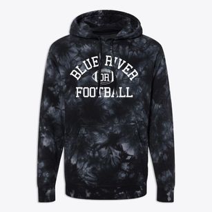 Blue River Oregon Football Premium Tie-Dye Hoodie