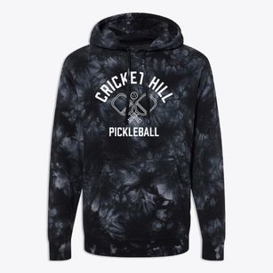 Cricket Hill Virginia Pickleball Premium Tie-Dye Hoodie
