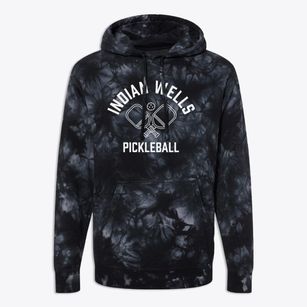 Indian Wells California Pickleball Premium Tie-Dye Hoodie