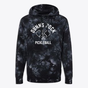Dunns Rock North Carolina Pickleball Premium Tie-Dye Hoodie