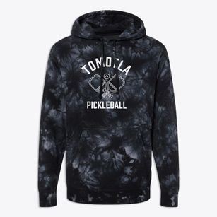 Tomotla North Carolina Pickleball Premium Tie-Dye Hoodie