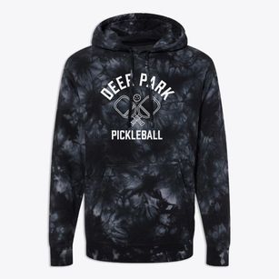 Deer Park Illinois Pickleball Premium Tie-Dye Hoodie