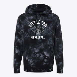Littleton Illinois Pickleball Premium Tie-Dye Hoodie