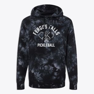Fergus Falls Minnesota Pickleball Premium Tie-Dye Hoodie