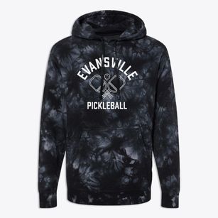 Evansville Arkansas Pickleball Premium Tie-Dye Hoodie