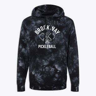 Brockway Montana Pickleball Premium Tie-Dye Hoodie