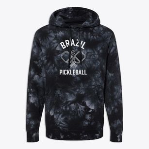 Brazil Missouri Pickleball Premium Tie-Dye Hoodie