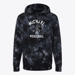 Michael Illinois Pickleball Premium Tie-Dye Hoodie