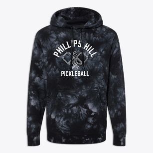 Phillips Hill Delaware Pickleball Premium Tie-Dye Hoodie