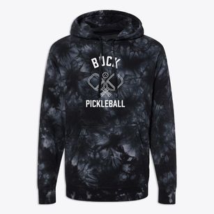 Buck North Carolina Pickleball Premium Tie-Dye Hoodie