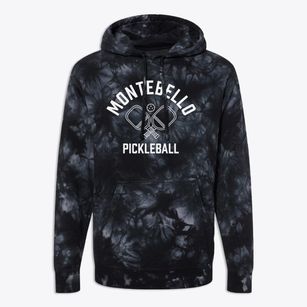 Montebello California Pickleball Premium Tie-Dye Hoodie