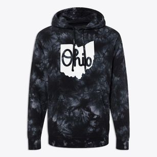  Ohio Script State Premium Tie-Dye Hoodie