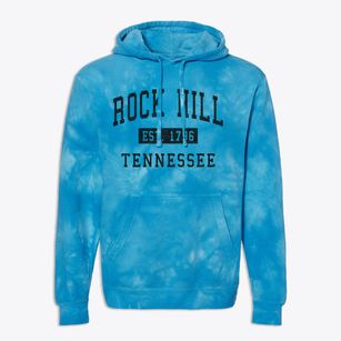 Rock Hill Tennessee Classic Established Premium Tie-Dye Hoodie