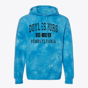 Doylesburg Pennsylvania Classic Established Premium Tie-Dye Hoodie