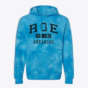 Roe Arkansas Classic Established Premium Tie-Dye Hoodie