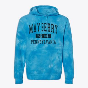 Mayberry Pennsylvania Classic Established Premium Tie-Dye Hoodie