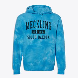 Meckling South Dakota Classic Established Premium Tie-Dye Hoodie