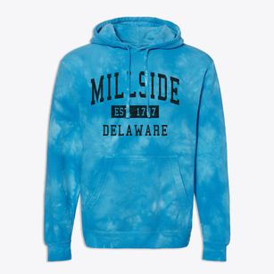 Millside Delaware Classic Established Premium Tie-Dye Hoodie