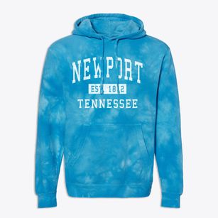 Newport Tennessee Classic Established Premium Tie-Dye Hoodie