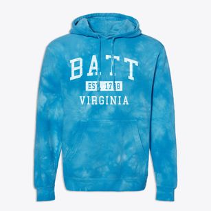 Batt Virginia Classic Established Premium Tie-Dye Hoodie
