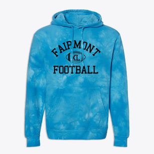 Fairmont Junior High School Classic Football Premium Tie-Dye Hoodie