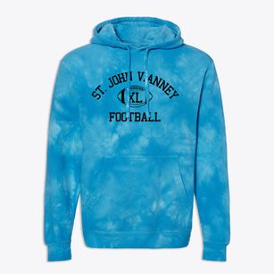 Saint John Vianney Catholic School Classic Football Premium Tie-Dye Hoodie