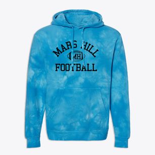 Mars Hill Bible School Classic Football Premium Tie-Dye Hoodie
