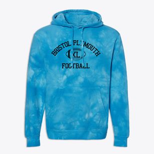 Bristol-plymouth High School Classic Football Premium Tie-Dye Hoodie