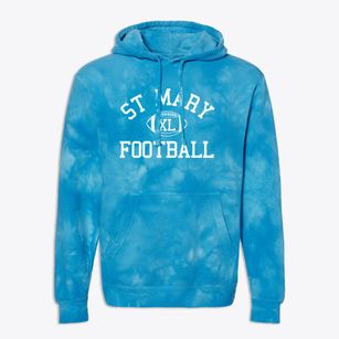 St Mary The Virgin Parish Classic Football Premium Tie-Dye Hoodie