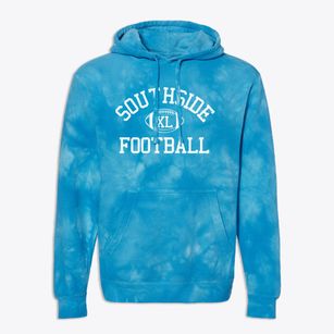 Southside High School Classic Football Premium Tie-Dye Hoodie