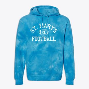 Saint Mary's Public School Classic Football Premium Tie-Dye Hoodie